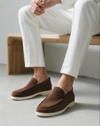 Brown Suede Loafer