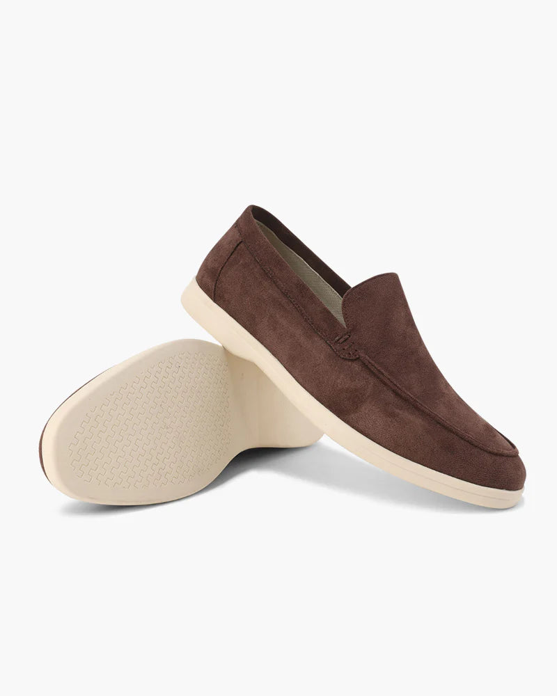 Brown Suede Loafer