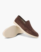 Brown Suede Loafer